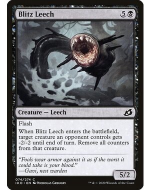 Magic: The Gathering Blitz Leech (074) Lightly Played