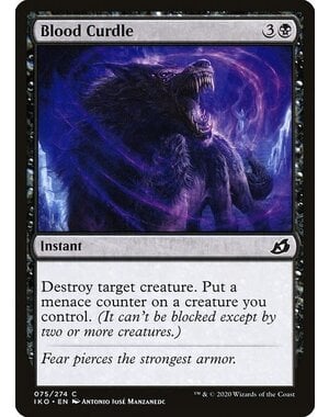 Magic: The Gathering Blood Curdle (075) Lightly Played