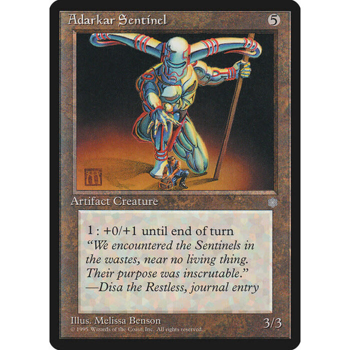 Magic: The Gathering Adarkar Sentinel (306) Moderately Played