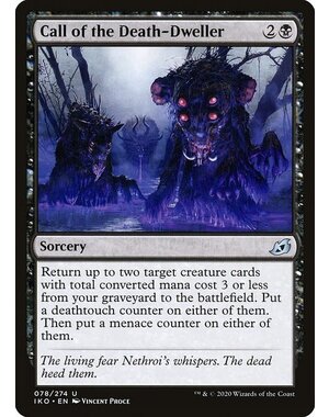 Magic: The Gathering Call of the Death-Dweller (078) Lightly Played