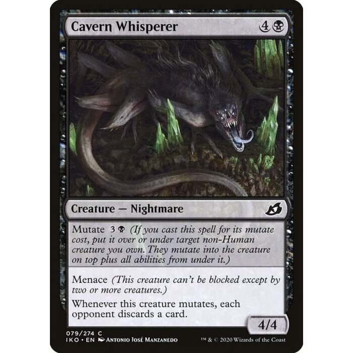 Magic: The Gathering Cavern Whisperer (079) Lightly Played Foil - Japanese