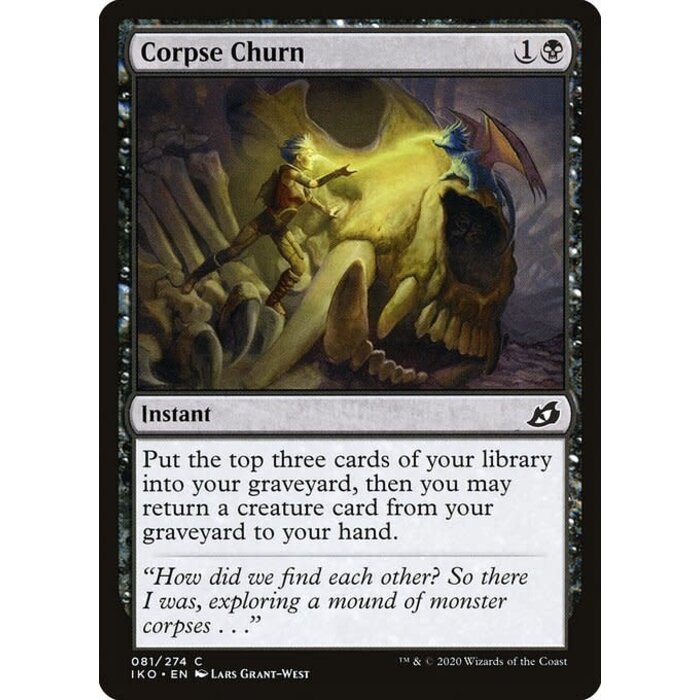 Magic: The Gathering Corpse Churn (081) Lightly Played Foil - Japanese