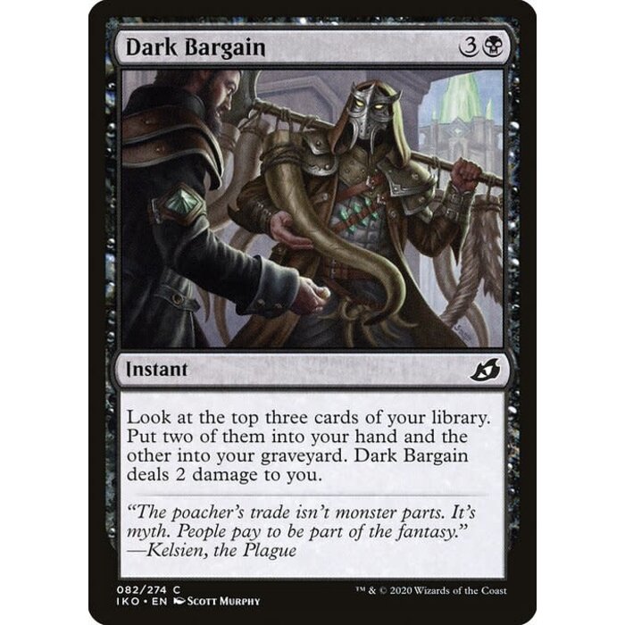 Magic: The Gathering Dark Bargain (082) Lightly Played