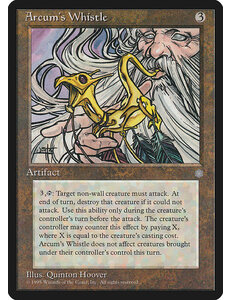 Magic: The Gathering Arcum's Whistle (311) Heavily Played