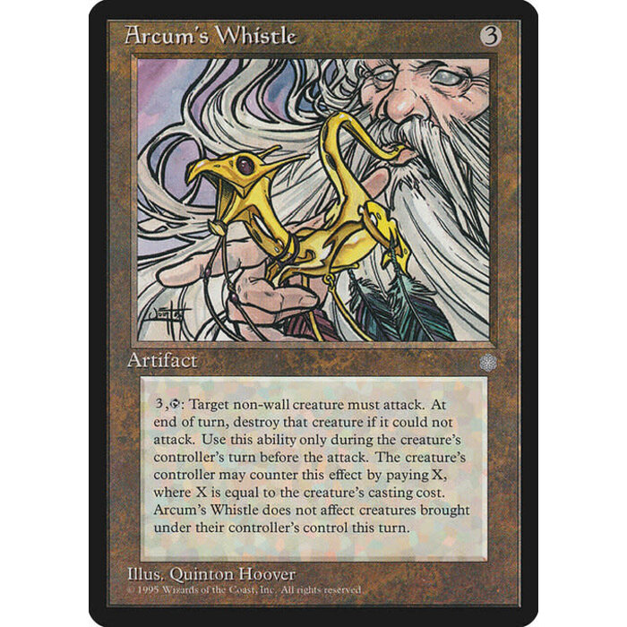 Magic: The Gathering Arcum's Whistle (311) Moderately Played