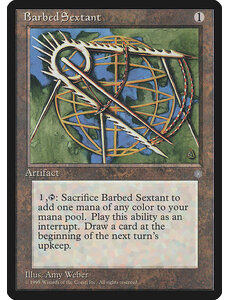 Magic: The Gathering Barbed Sextant (312) Moderately Played