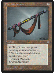 Magic: The Gathering Baton of Morale (313) Lightly Played