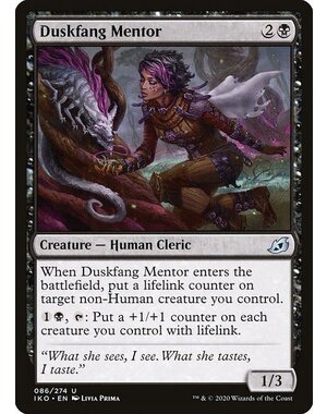 Magic: The Gathering Duskfang Mentor (086) Lightly Played