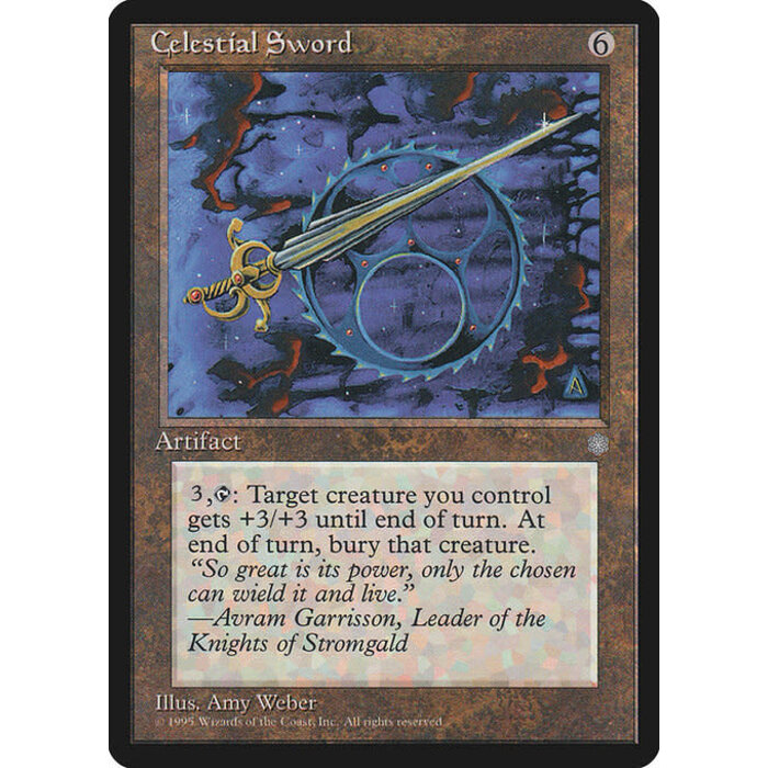 Magic: The Gathering Celestial Sword (314) Moderately Played