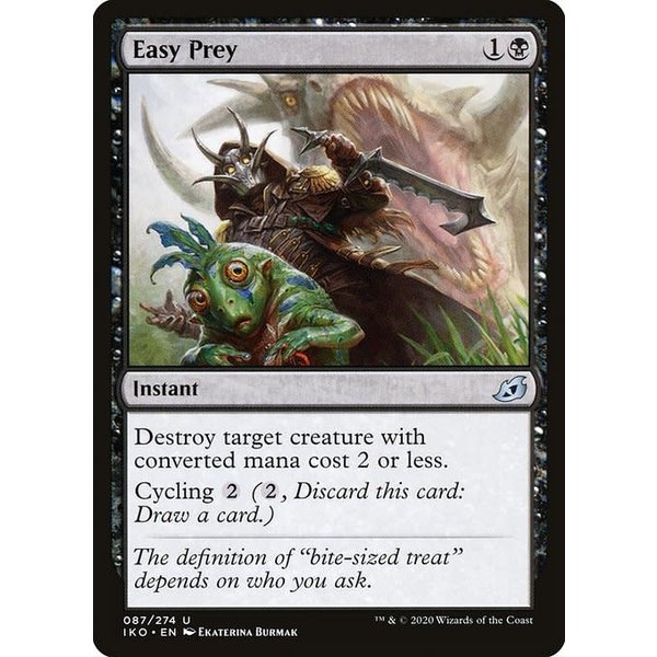 Magic: The Gathering Easy Prey (087) Lightly Played