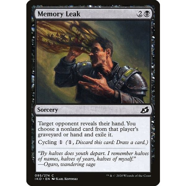 Magic: The Gathering Memory Leak (095) Lightly Played