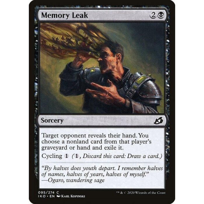 Magic: The Gathering Memory Leak (095) Lightly Played