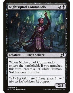 Magic: The Gathering Nightsquad Commando (098) Lightly Played Foil