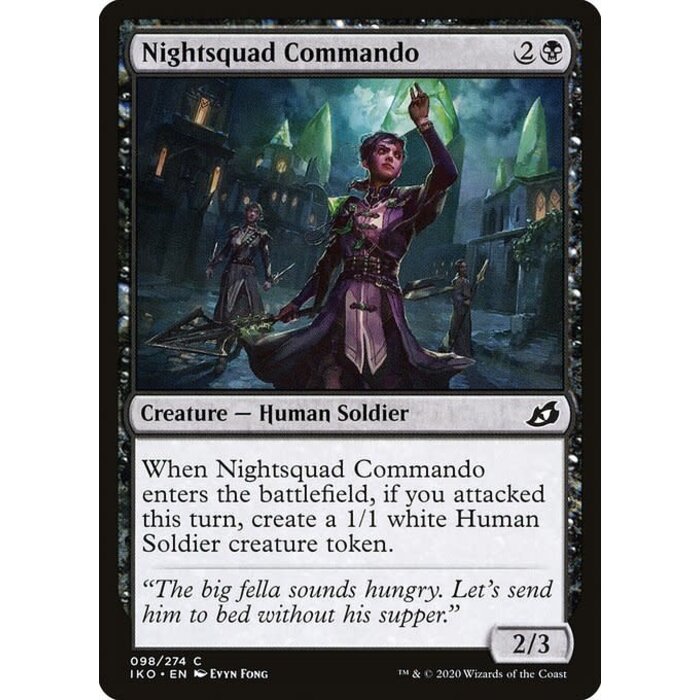 Magic: The Gathering Nightsquad Commando (098) Lightly Played Foil