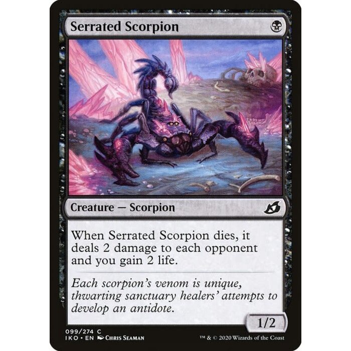 Magic: The Gathering Serrated Scorpion (099) Lightly Played