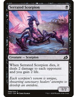 Magic: The Gathering Serrated Scorpion (099) Near Mint Foil