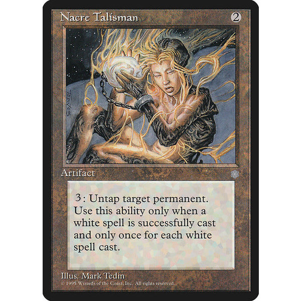 Magic: The Gathering Nacre Talisman (329) Heavily Played