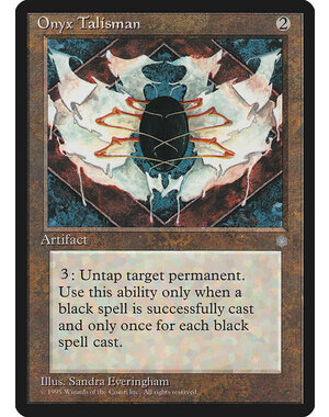 Magic: The Gathering Onyx Talisman (331) Moderately Played