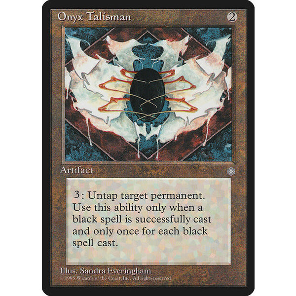 Magic: The Gathering Onyx Talisman (331) Moderately Played