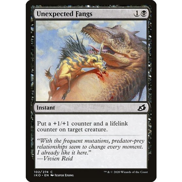 Magic: The Gathering Unexpected Fangs (102) Lightly Played