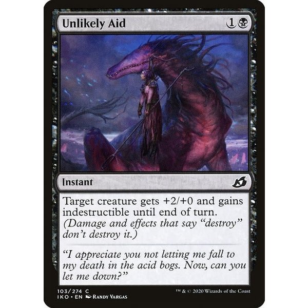 Magic: The Gathering Unlikely Aid (103) Lightly Played
