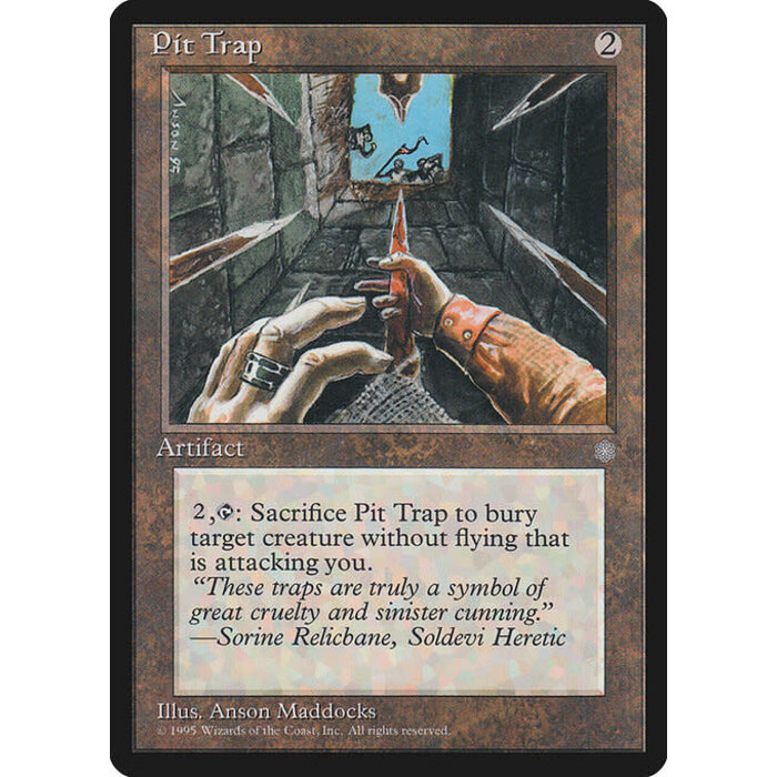 Magic: The Gathering Pit Trap (333) Moderately Played