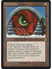 Magic: The Gathering Runed Arch (334) Moderately Played