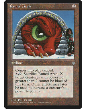 Magic: The Gathering Runed Arch (334) Moderately Played