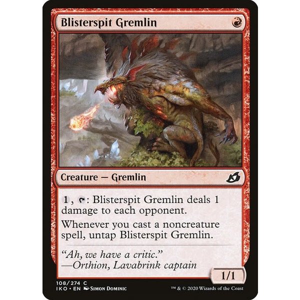 Magic: The Gathering Blisterspit Gremlin (108) Lightly Played