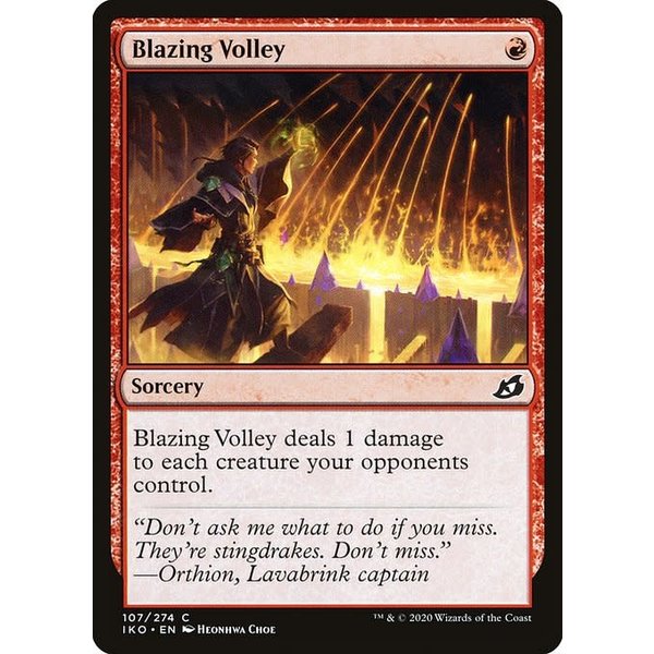 Magic: The Gathering Blazing Volley (107) Lightly Played