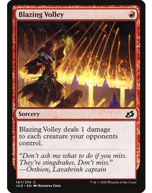 Magic: The Gathering Blazing Volley (107) Lightly Played Foil