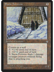Magic: The Gathering Snow Fortress (337) Moderately Played