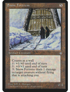 Magic: The Gathering Snow Fortress (337) Moderately Played