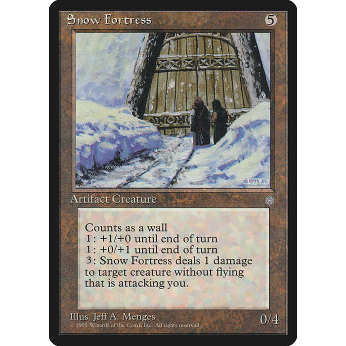 Magic: The Gathering Snow Fortress (337) Moderately Played