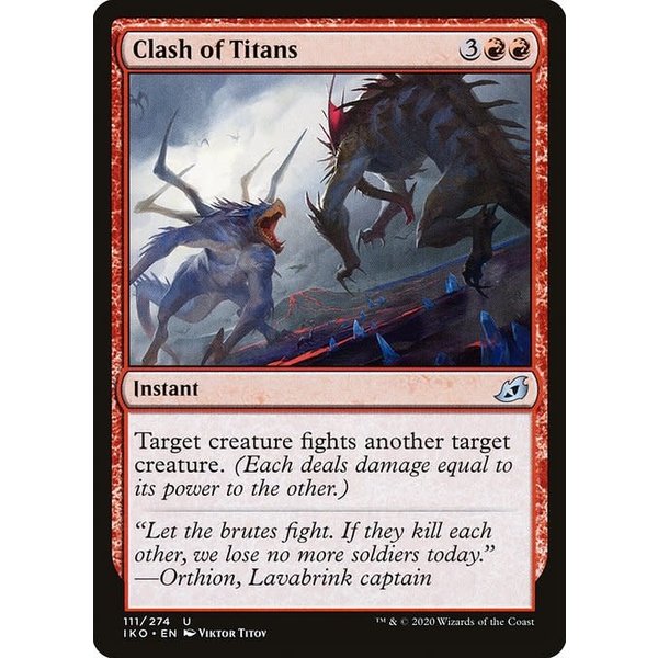 Magic: The Gathering Clash of Titans (111) Lightly Played