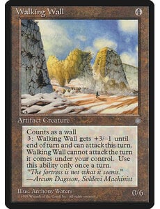 Magic: The Gathering Walking Wall (346) Heavily Played