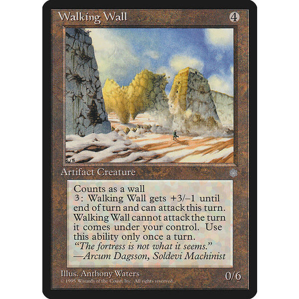 Magic: The Gathering Walking Wall (346) Heavily Played
