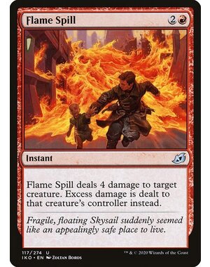 Magic: The Gathering Flame Spill (117) Lightly Played Foil