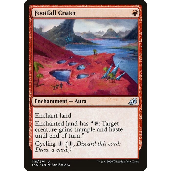 Magic: The Gathering Footfall Crater (118) Near Mint