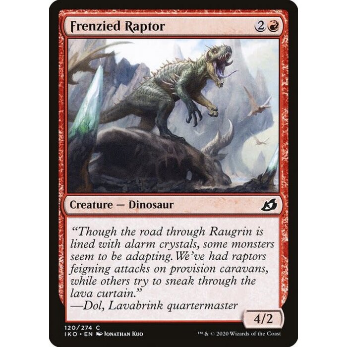 Magic: The Gathering Frenzied Raptor (120) Lightly Played