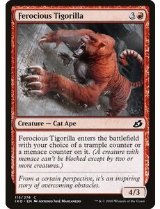 Magic: The Gathering Ferocious Tigorilla (115) Lightly Played Foil