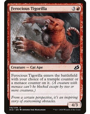 Magic: The Gathering Ferocious Tigorilla (115) Lightly Played Foil