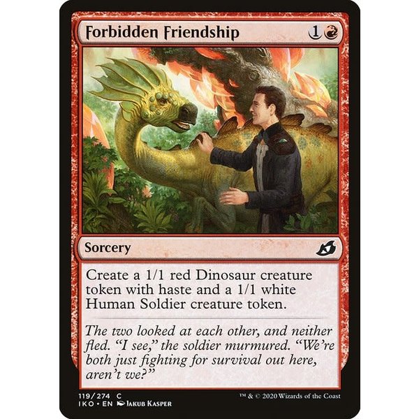 Magic: The Gathering Forbidden Friendship (119) Lightly Played