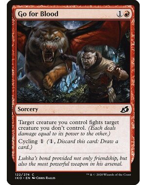 Magic: The Gathering Go for Blood (122) Lightly Played Foil