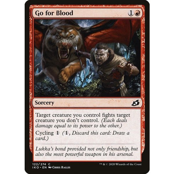 Magic: The Gathering Go for Blood (122) Lightly Played Foil