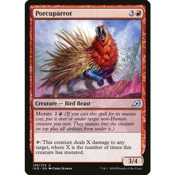Magic: The Gathering Porcuparrot (128) Lightly Played Foil