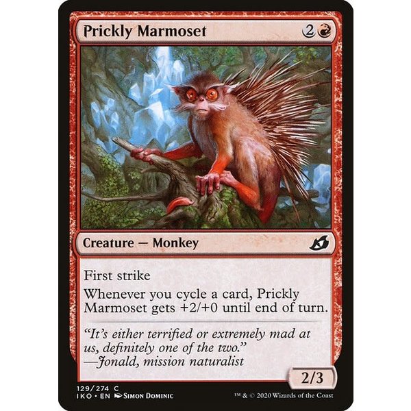 Magic: The Gathering Prickly Marmoset (129) Lightly Played