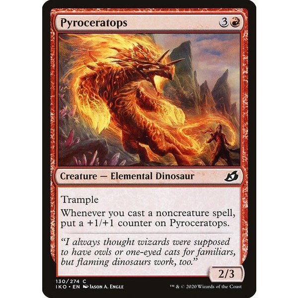 Magic: The Gathering Pyroceratops (130) Lightly Played Foil
