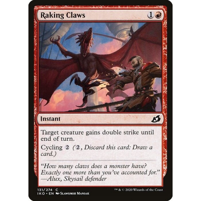Magic: The Gathering Raking Claws (131) Lightly Played