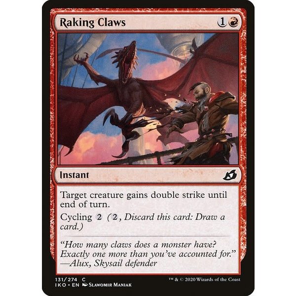 Magic: The Gathering Raking Claws (131) Lightly Played Foil